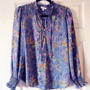 Ladies Size Large Floral Top